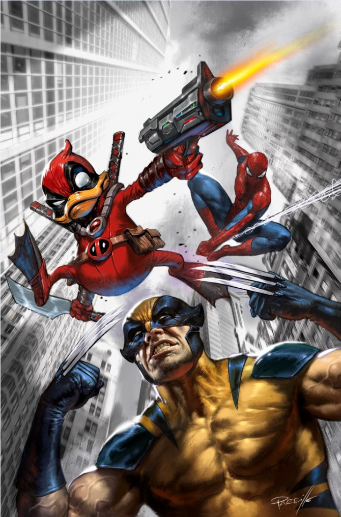 Spiderman & Wolverine 2 ATComic Parrillo Exclusive