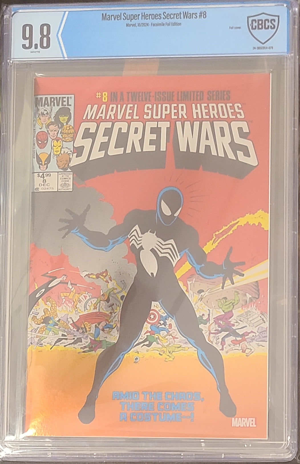 CBCS 9.8 Marvel Super Heroes Secret Wars #8 Fascimile Edition