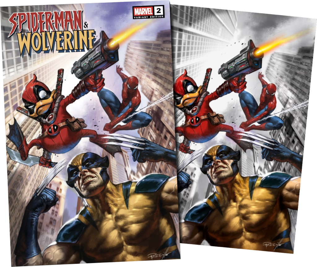 Spiderman & Wolverine 2 ATComic Parrillo Exclusive