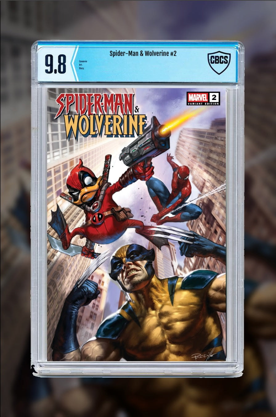 Spiderman & Wolverine 2 ATComic Parrillo Exclusive