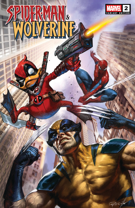 Spiderman & Wolverine 2 ATComic Parrillo Exclusive